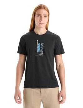 ICEBREAKER CENTRAL CLASSIC SS TEE OTTER P